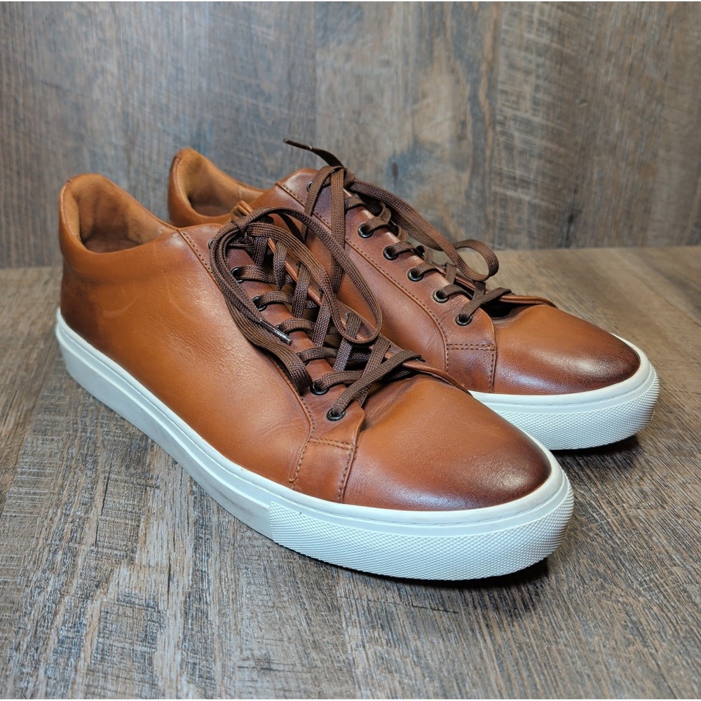 Thursday Everyday Premier Low Top Shoes Sneakers Brown Leather Mens Size 14
